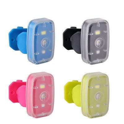 USB Rechargeable LED Bicycle Tail Lamp with Clip Safety Light