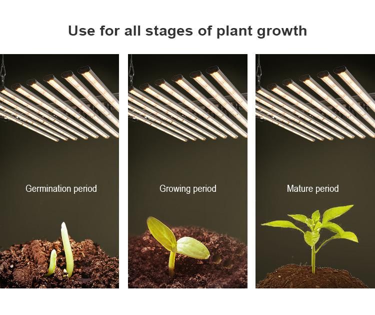 Hydroponic Grow Light Plant Flower Clip Double Decor T5