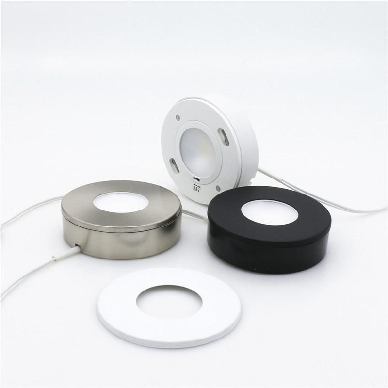 3 in One Color Temperature Adjust LED Cabinet Light 3W LED Mini Downlight