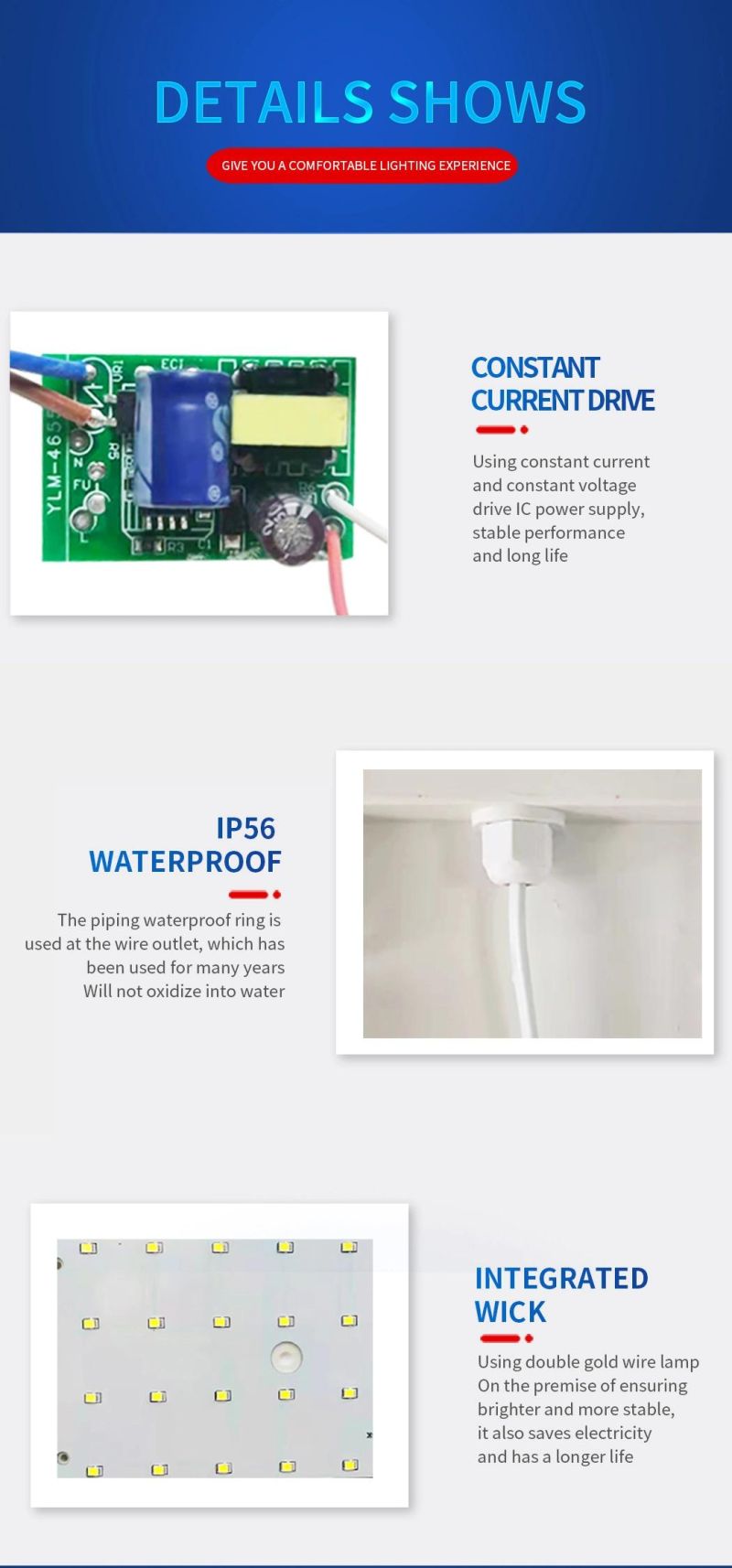 LED Cold Storage Light Waterproof, Moisture-Proof, Ultra-Low Temperature