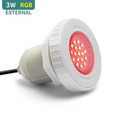 3W DC12V IP68 Mini Vinyl Pool Lamp Rgbswimming Pool Color Changing Lights