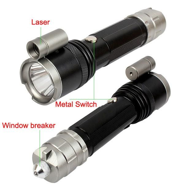 Rechargeable Fast Track Hunting Laser LED Torch