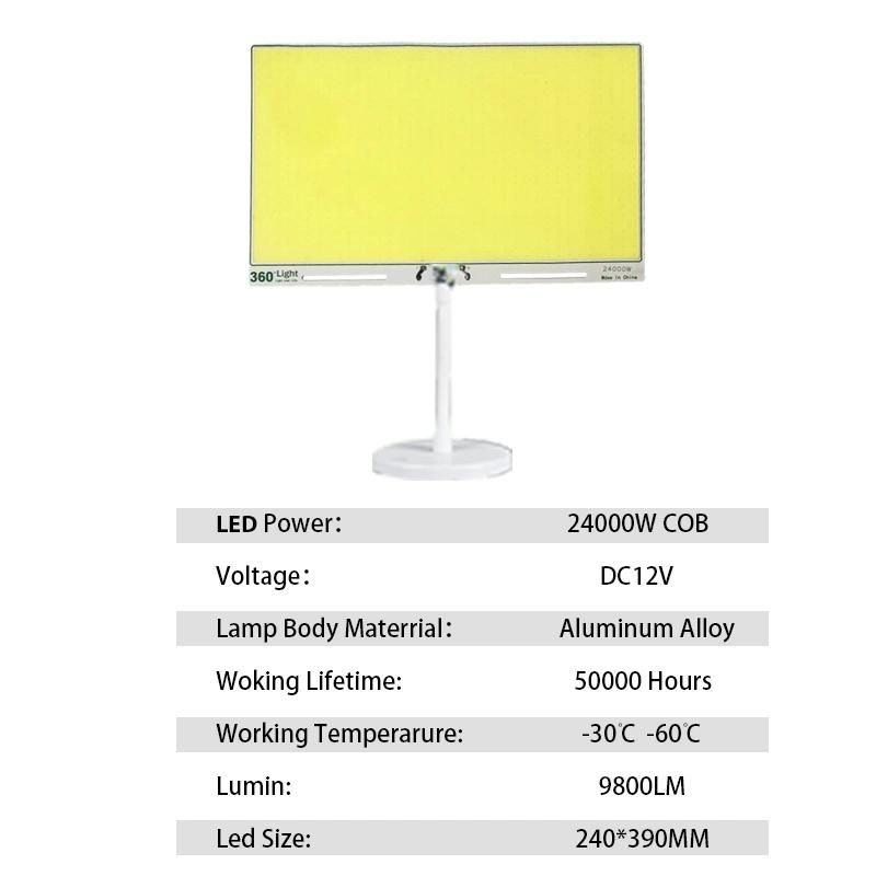 Conpex 15687lm Super Brightness Big Board Adjustable Outdoor Lantern LED COB Tent Trip Camp Night Lights