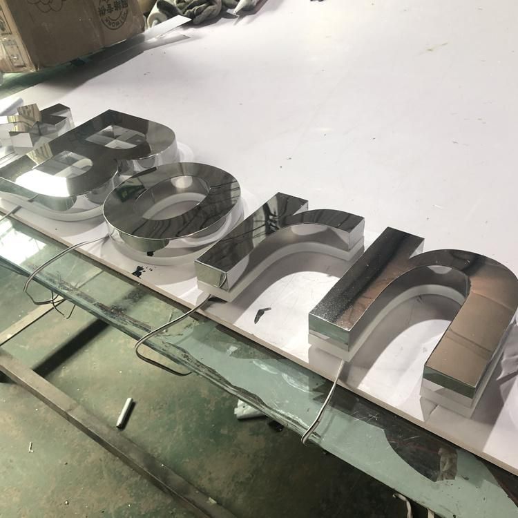 Custom Luminous Letter LED 3D Logo Advertising LED Sign