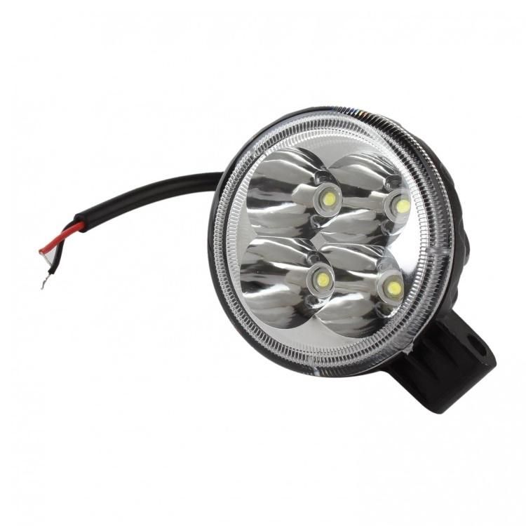 3 Inch Car LED Work Light for 4X4 off Road Uaz SUV Round Flood Beam Spot 6000K 12W LED Work Lamps