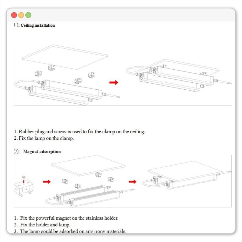 IP65 Nano LED Tri-Proof Light for Industry Lighting