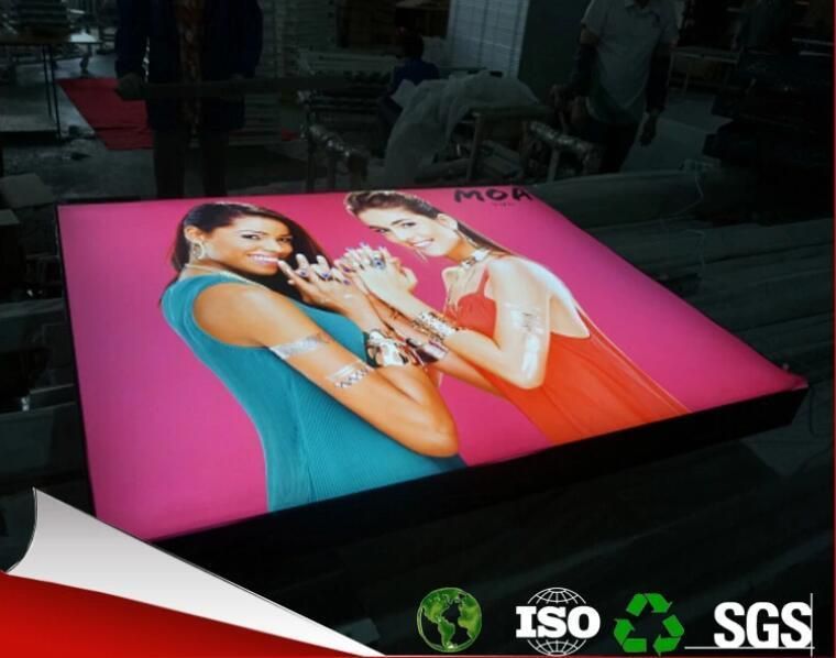 China Exhibition Factory Tension Fabric Reframe Seg Lightbox for Advertising