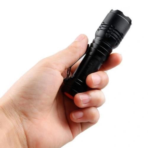 Factory Customize CREE XPE 4W Rechargeable LED Flashlight for Hiking
