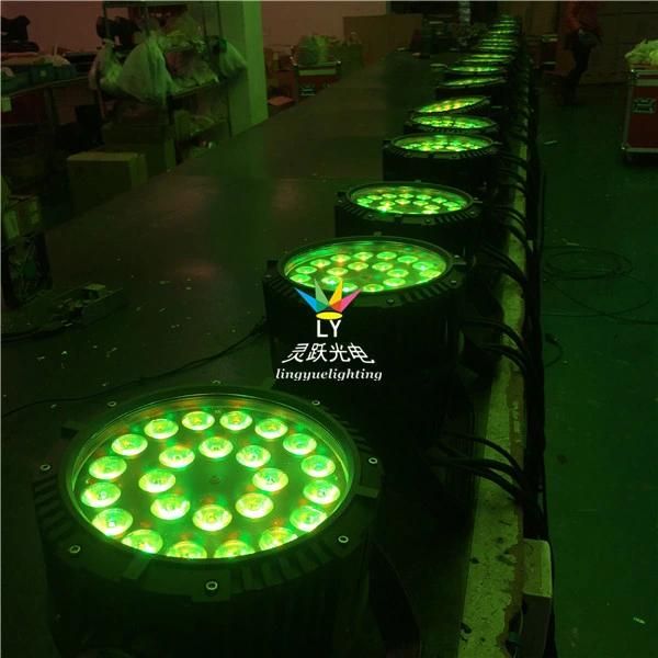 24X18W Rgbwauv 6in1 Outdoor Waterproof LED PAR Light