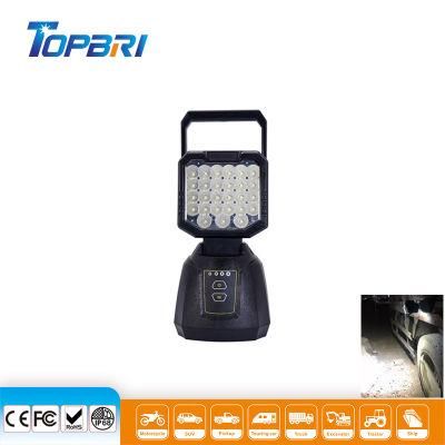 Portable 27W Flood LED Rechargeable Emergency Camping Auto Work Light