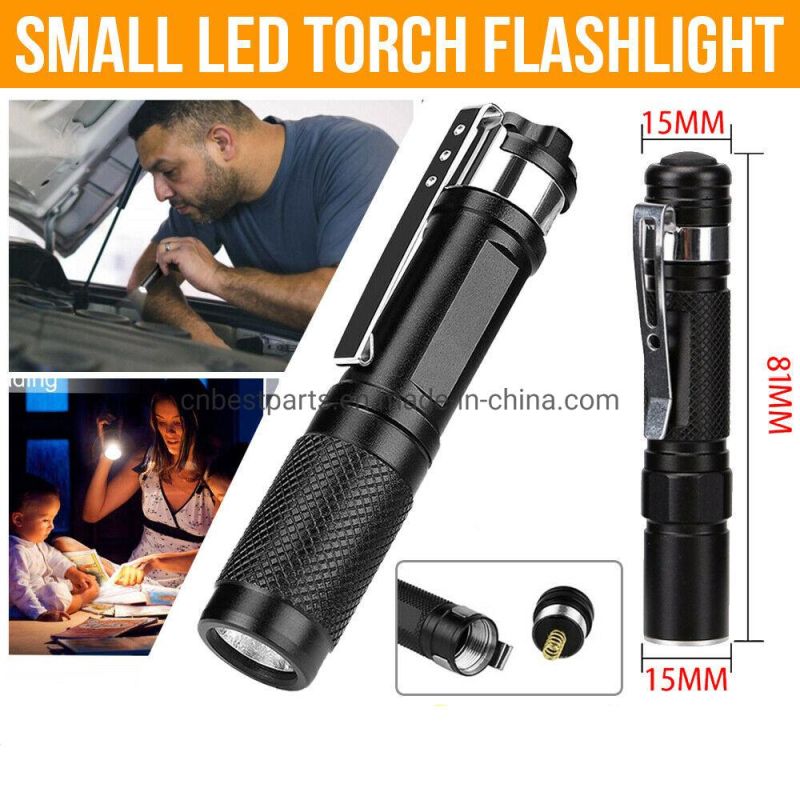 Wholesale Portable Camping Torch Lamp Mini AAA Battery Power LED Torch Light Zoomable Hunting Fishing Camping LED Flashlight