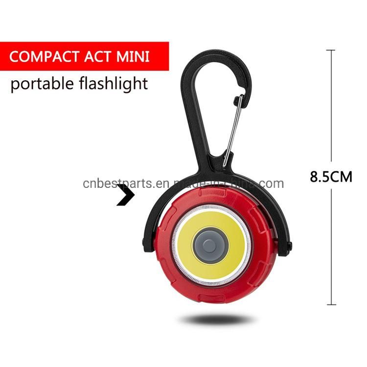 Wholesale Outdoor Mini Torch Lamp Cr2032 Button Battery Portable Torch Light 3 Modes Emergency LED Keychain Flashlight