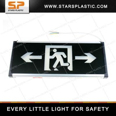 EL-A57-Double Fire Emergency Light Acrylic Emergency LED Exit Light