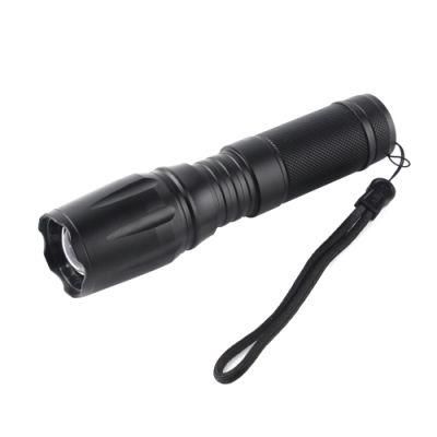 Aluminum T6 Zoom Flashlights Custom High Power Rechargeable LED Flashlight