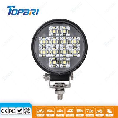 12V Portable Round Osram LED Work Motorcycle Light for Auto Construction Trailer Truck