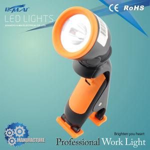 1W LED Clip Table Flash Light with Swivel Head (HL-LA0414)