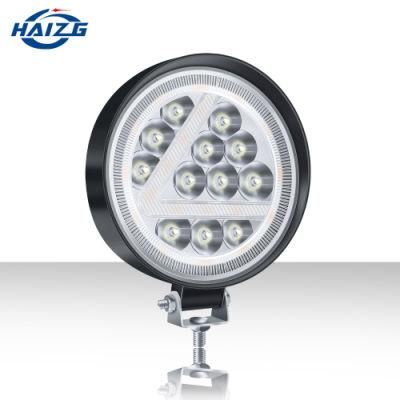 Haizg Large View Double Color Strobe Light 36W Car LED Work Light